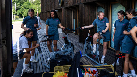 Die FCZ Frauen sind im Trainingslager in Oberstaufen angekommen