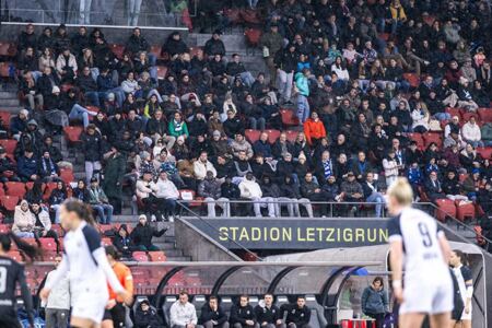 Die FCZ Frauen spielen regelmässig im Stadion Letzigrund